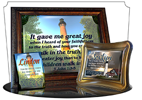 PL-LH37, Name Meaning Print,  Framed, Bible Verse, personalized, lighthouse light jevlyn