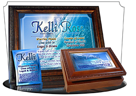 PL-WA03, Name Meaning Print,  Framed, Bible Verse, personalized, ocean wave tidal kelli