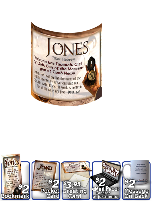MU-SY01, Coffee Mug with Name Meaning and  Bible Verse, personalized, jones compass telescope adventure