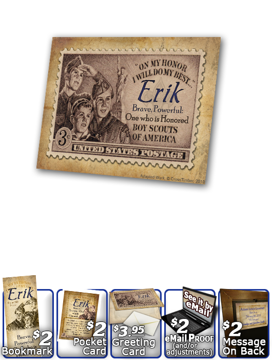 PL-CA01, Name Meaning Print,  Framed, Bible Verse erik boy scouts stamp collecting