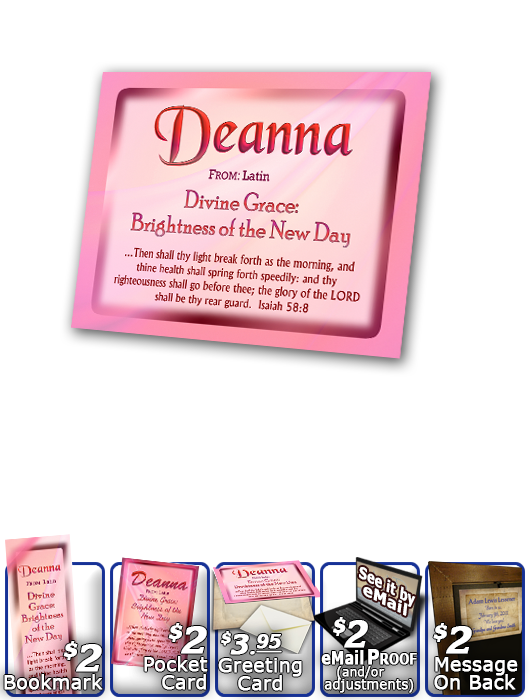 PL-SM07, Name Meaning Print,  Framed, Bible Verse, personalized, baby name purple pink deanna simple basic