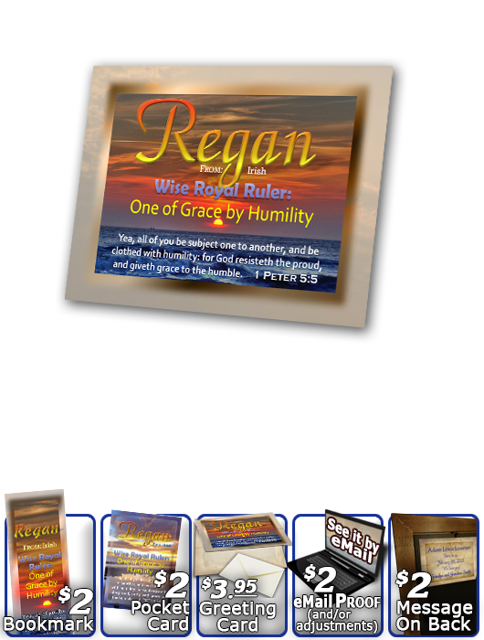 PL-SS06, Name Meaning Print,  Framed, Bible Verse, personalized, sunset sky sun regan