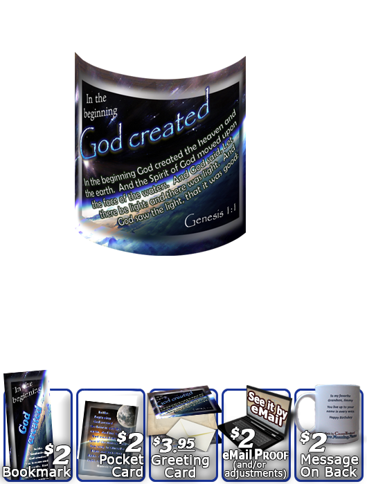 SG-MU-CR02, Coffee Mug with Custom Bible Verse, personalized, space planet Orion, Isaiah 44:24, Colossians 1:16