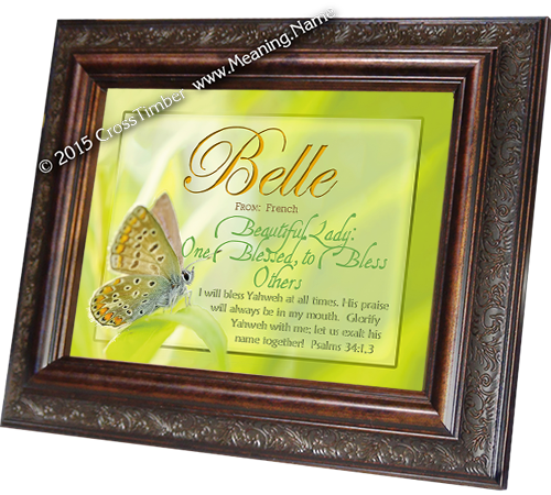 regal butterfly green name meaning print, personalized, framed