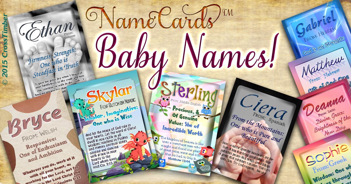 Baby NameCards