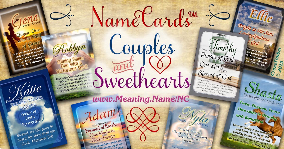 Couples NameCards