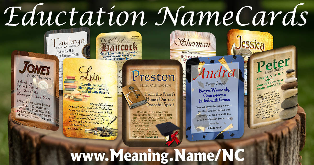 Education, Graduation NameCards
