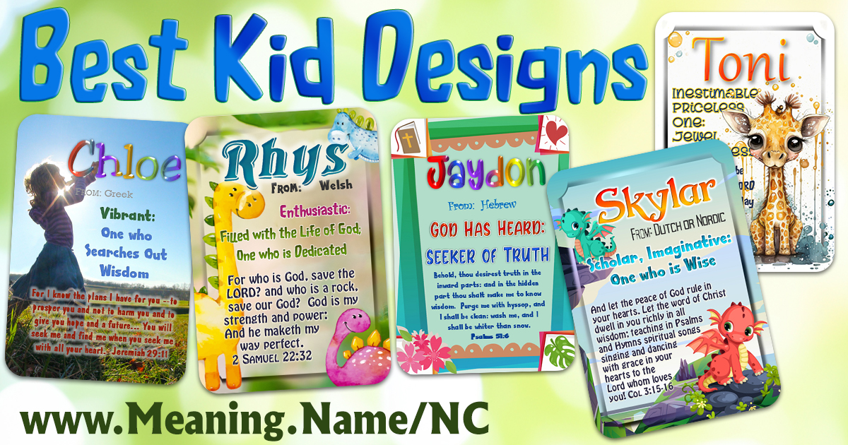Kids Best NameCards
