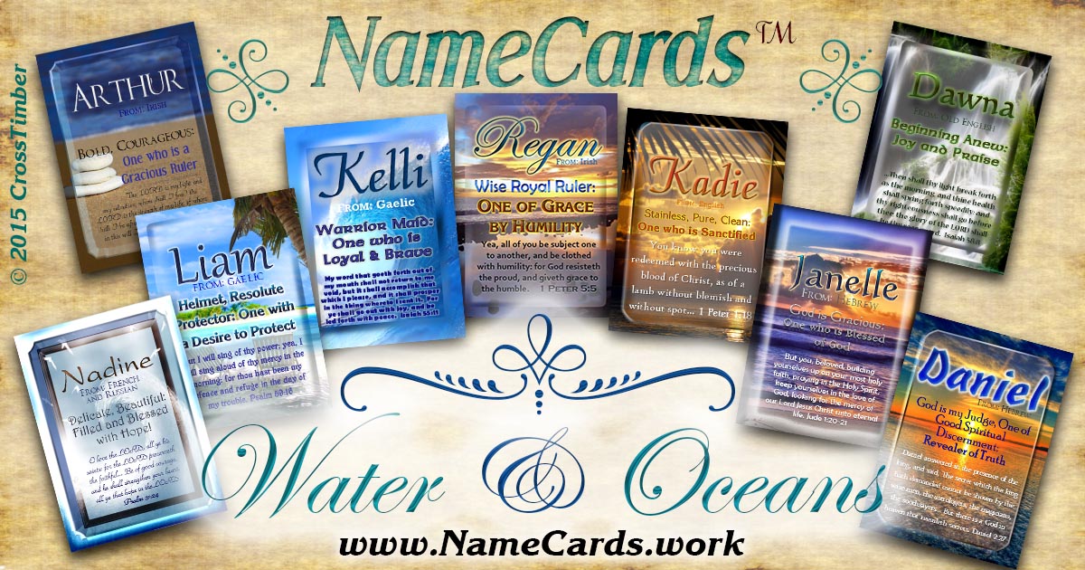 Water NameCards